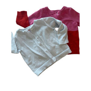 Joe Fresh Cardigans Set of 2 White/Pink Size 6-12m
